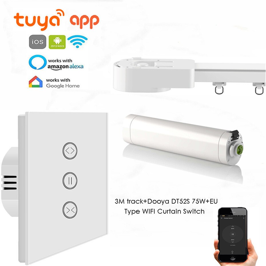 Dooya-DT52S 75W + 3M  Ʈ + EU  WIFI Ŀư ..